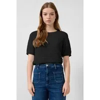 QS Kurzarmpullover Strickpullover Kurzarmpullover
