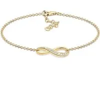 Elli Armband Infinity/Unendlichkeit mit Zirkonia 925 Silber