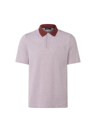 MAERZ Muenchen - Poloshirt, Knopf 1/2 Arm soft grape