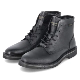 Bugatti Stiefeletten  Schwarz - Gr. 40 -  Leder und Textil