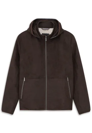 Bugatti Herren Jacke Regular Fit wasserabweisend mit Kapuze