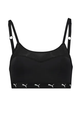 Puma nicht-vorgeformter BH-Top schwarz