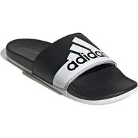 adidas Performance Adilette Comfort Logo #23 schwarz/weiss - 1 Paar Badeschuh