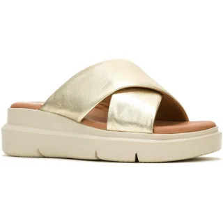 Hush Puppies Uplift Leder Damen Champagner Sandalen