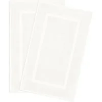 HAMMETEX Badematte Hotelmatte, Duschvorleger, Höhe 5 mm, rutschhemmend beschichtet, beidseitig nutzbar, Baumwolle, rechteckig, 2-teiliges Set, einfarbig, 100% Baumwolle