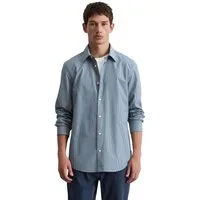 Marc O'Polo Langarmhemd Shaped Fit, mit garngefärbtem Streifenmuster, Kentkragen