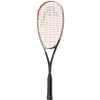 Head Squashschläger Radical 135 X #22 (135g/kopflastig) schwarz/silber - besaitet