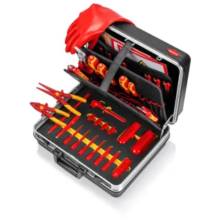KNIPEX Werkzeugkoffer Basic E-Mobilität 34-teilig 410 mm - 002105EV