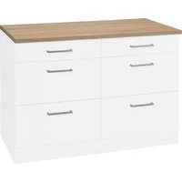 KOCHSTATION Unterschrank KS-Visby Breite 120 cm