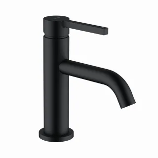 KLUDI NOVA FONTE Pura Waschtischarmatur 75 ohne Ablaufgarnitur mattschwarz, 200283915 200283915