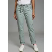 KangaROOS Chinohose (Set, 2-tlg., mit Gürtel) in schmaler Form, mit Kordel zu binden
