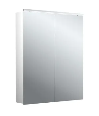 emco Lichtspiegelschrank flat II Classicleuchte, Aufputz, mit Waschtischbeleuchtung, 2 Tür, 600 mm,  979706502
