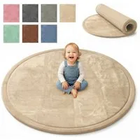 BabyBeFun Spielmatte [Extra Weich] 3cm dicke Krabbelmatte Baby, hochwertiger Memory-Schaum, Rutschfest, Deutsche Marke