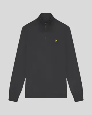 Baumwolle Loopback 1/4 Zip Sweatshirt