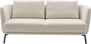 SCHÖNER WOHNEN-Kollektion 2,5-Sitzer "Pearl, hochwertig und komfortabel, - 5 Jahre Hersteller-Garantie" auch in Bouclé, Maße (B/H/T): 190/71/91 cm, Füße Metall