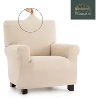Belmarti Sesselhusse Bezug für Sessel, Relaxsessel, Ohrensessel made in Spain, elastisches Material, hochwertiger und langlebiger Baumwollmix