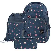 coocazoo Schulranzen Schulrucksack-Set MATE, Mäppchen Turnbeutel (3-tlg)