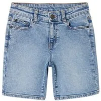 vertbaudet Shorts Jungen Jeansbermudas, Bundweite verstellbar