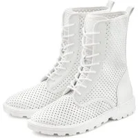 LASCANA Stiefelette zum Schnüren mit modischen Cut-Outs, Stiefel, Boots, High-Sneaker