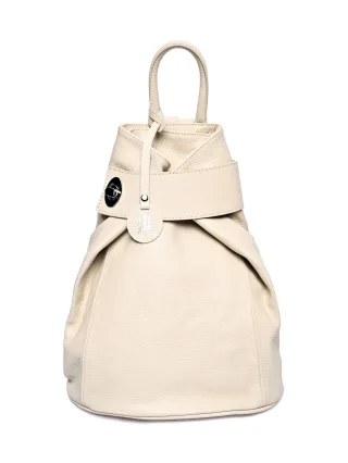 Anna Luchini Beige Rindsledertasche