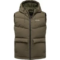 Amaci&Sons Steppweste LOWELL Winterweste Herren Outdoor Winter Weste Jacke mit Kapuze