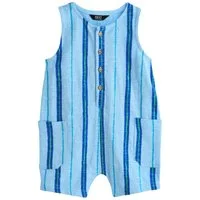 Next Jumpsuit Strukturierte Strampler aus Baumwolle (1-tlg)