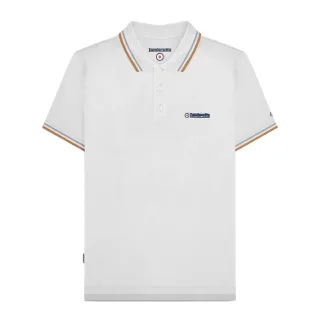 Lambretta - "SS25" Poloshirt für Herren (Weiß/Himmel)
