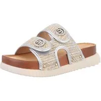 Ital-Design Stilvolle Komfortsandalen für entspannte Tage Plateausandaletten (89323175) Keilabsatz/Wedge Keilsandaletten in Silber