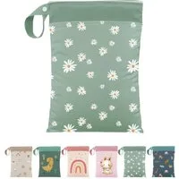 Artee Wickeltasche Nasstasche für Wechselwäsche Kita, Kindergarten, Strand, 1 Stück