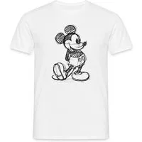 Spreadshirt T-Shirt Mickey & Minnie Zeichnung Männer T-Shirt (1-tlg)