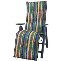 KETTtex Sesselauflage Relaxliege Florence 2268 multicolor Streifen 168x49x8 cm KETTtex