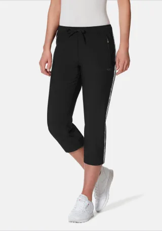 STOOKER WOMEN Sporthose "Stripe 7/8 Sporthose" Regular Fit Sport Synthetik für Damen