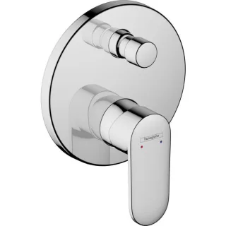 hansgrohe Vernis Blend Fertigmontageset 71466000 Unterputz-Wannenarmatur, chrom