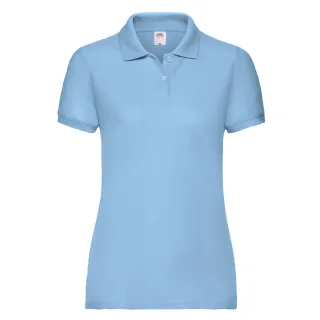 Fruit of the Loom - Poloshirt für Damen (Himmelblau)