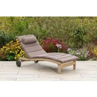 MERXX Gartenliege Andalusia, 1 St., zerlegbar, mit Auflagen, Aluminium