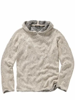Mey & Edlich Herren Substanz-Hoodie Grau 100 % Baumwolle