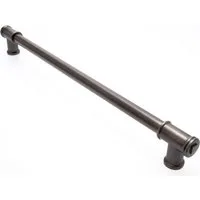 livingpoint24 Möbelgriff Möbelgriff BA 320mm Küchengriff dunkel gebürstet Industrial-Look (1-St., 19), Modern