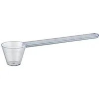 Kosmetex Messbecher Kleiner Messlöffel Dosier-Löffel 3ml, 9.5 cm, transparent mit Skala 1ml und 2ml