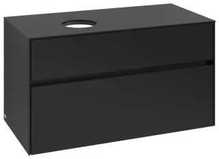 Villeroy & Boch Waschtischunterschrank Collaro C03900 1000x548x500mm 2 Ausz. Waschtisch li Volcano B C03900VL