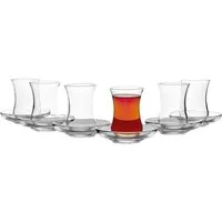 Pasabahce Allzweckkiste Pasabahce Uskudar Teeset Tasse und Untertasse 12tlg. (Set)