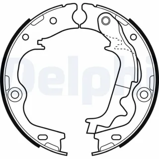 Delphi Bremsbacken hinten Hyundai Ix35 Kia Sportage