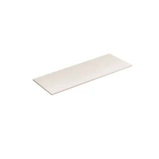 KLUDI-ICOS Deckplatte 140.8 x 50, 3 H1, 2 cm Mattweiß 50T14053