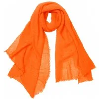 dy_mode Modeschal Damen Schal in Unifarben Halstuch Schultertuch Weicher Stoff, feine Fransen