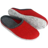 Pantoffelmann Walk-Filzpantoffel Herren Damen Filz Hausschuhe warme Filzlatschen Pantoffel (1 Paar) Filzpantoffeln, Gästepantoffel besonders leicht