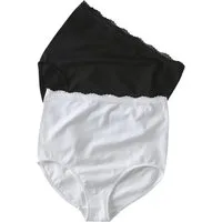Envie de Fraise Umstandsslip nahtlose Umstands-Slips mit hoher Taille 2er-Pack