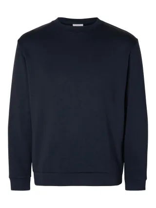 SELECTED MEN - SLMEMANUEL SOFT CREW NECK SWEAT NOOS Sky Captain - Gr. - XXL
