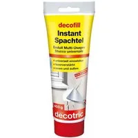 decotric® Spachtelmasse decofill Instantspachtel Spachtel Kunstharzspachtel, 0,4 kg, 1kg oder 4kg für Innen und Außen