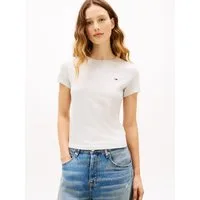 Tommy Jeans Kurzarmshirt TJW SLIM C-NECK TEE mit Logo-Stickerei
