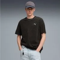 PUMA T-Shirt ESS ELEVATED RELAXED WASH TEE Kurzarm, für Freizeitaktivitäten, aus weichem Jersey-Material