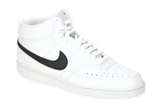 NIKE DN3577 101 COURT VISION MID NEXT NAT - MEN?S White/Black Tennis Sneaker